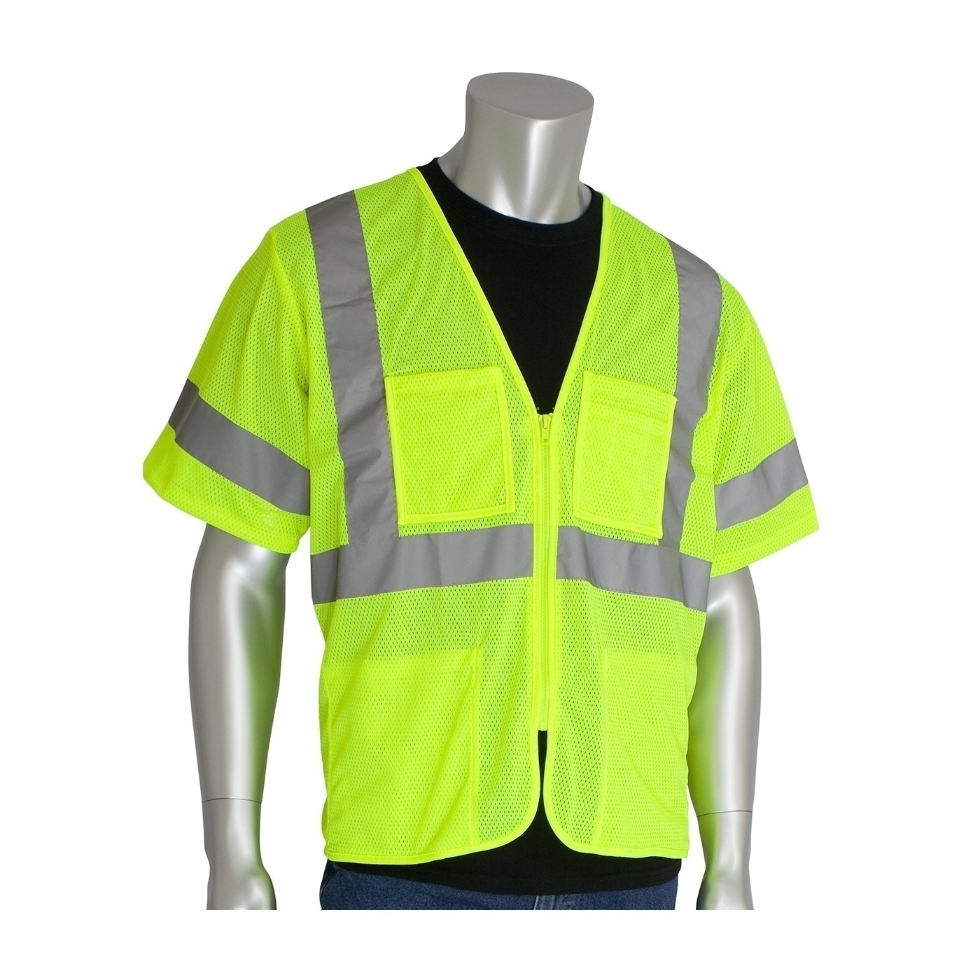 PIP ANSI Class 3 Mesh Four Pocket Vest from Columbia Safety