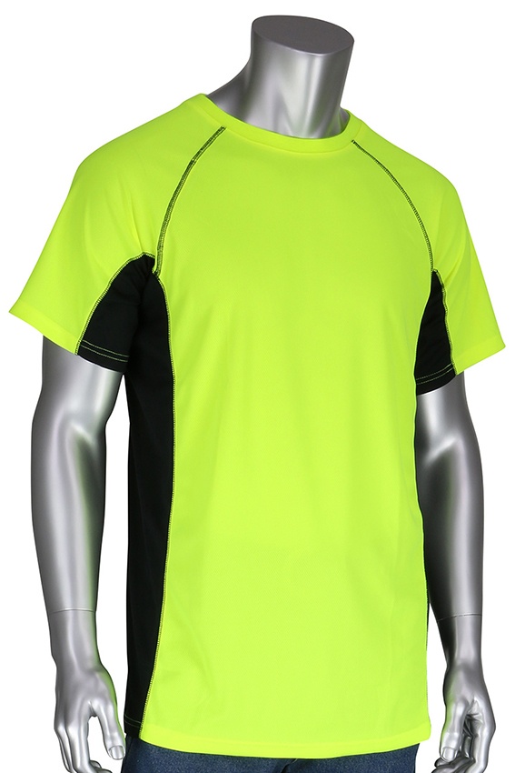 PIP 50+ UPF Short Sleeve Lime T-Shirt (Non-ANSI) from Columbia Safety