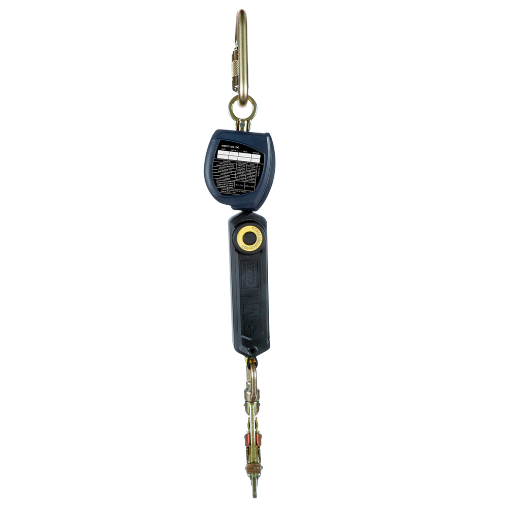 3M DBI-SALA Class 1 Overhead Mount Nano-Lok Personal Self-Retracting Lifeline with Anchor Hook from Columbia Safety