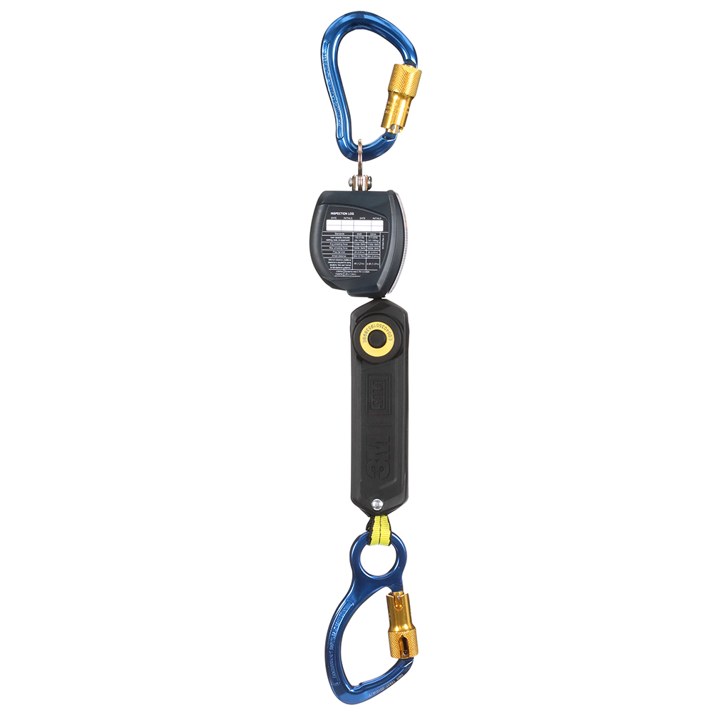 3M DBI-SALA Class 1 Overhead Mount Nano-Lok Personal Self-Retracting Lifeline with Anchor Hook from Columbia Safety