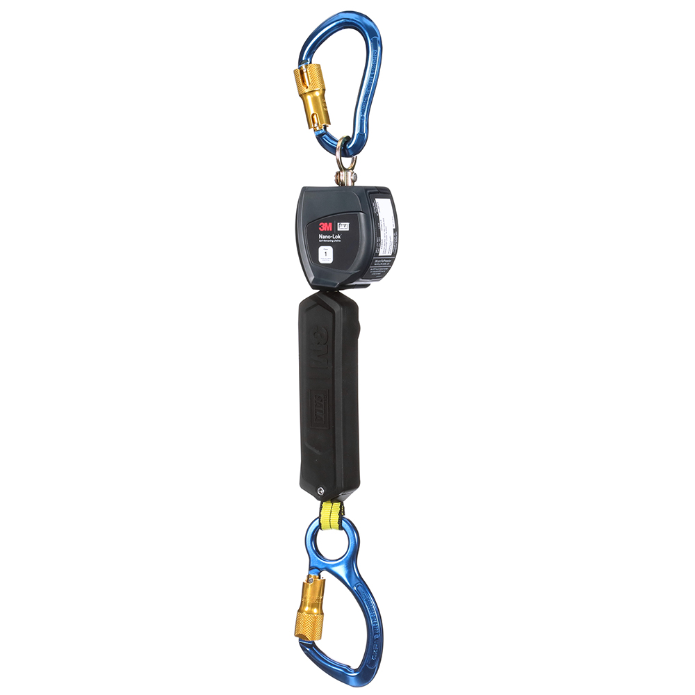 3M DBI-SALA Class 1 Nano-Lok Personal Self-Retracting Lifeline with Anchor Hook from Columbia Safety