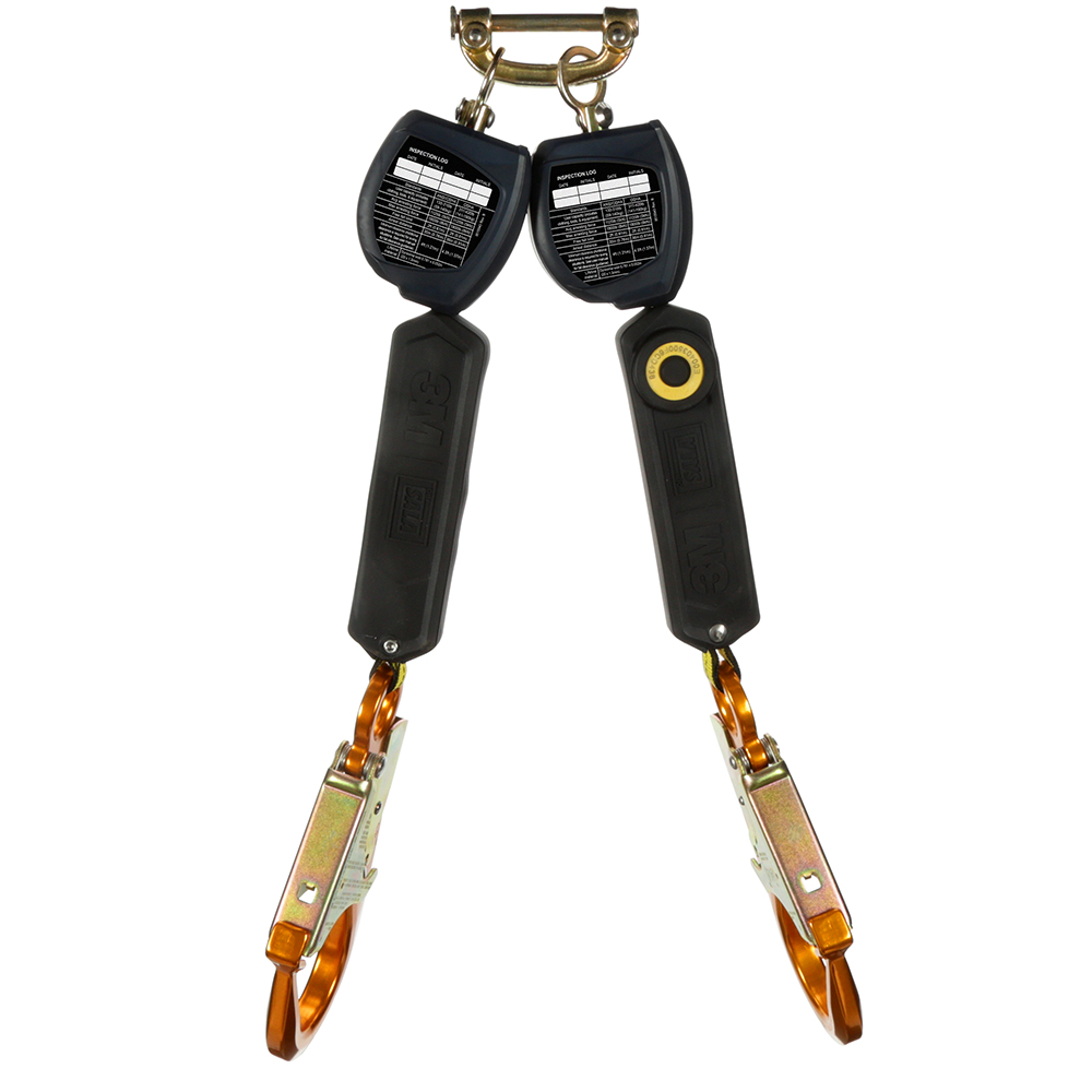 3M DBI-SALA Class 1 Direct Mount Nano-Lok Personal Twin-Leg Self-Retracting Lifeline with Aluminum Snap Hook from Columbia Safety