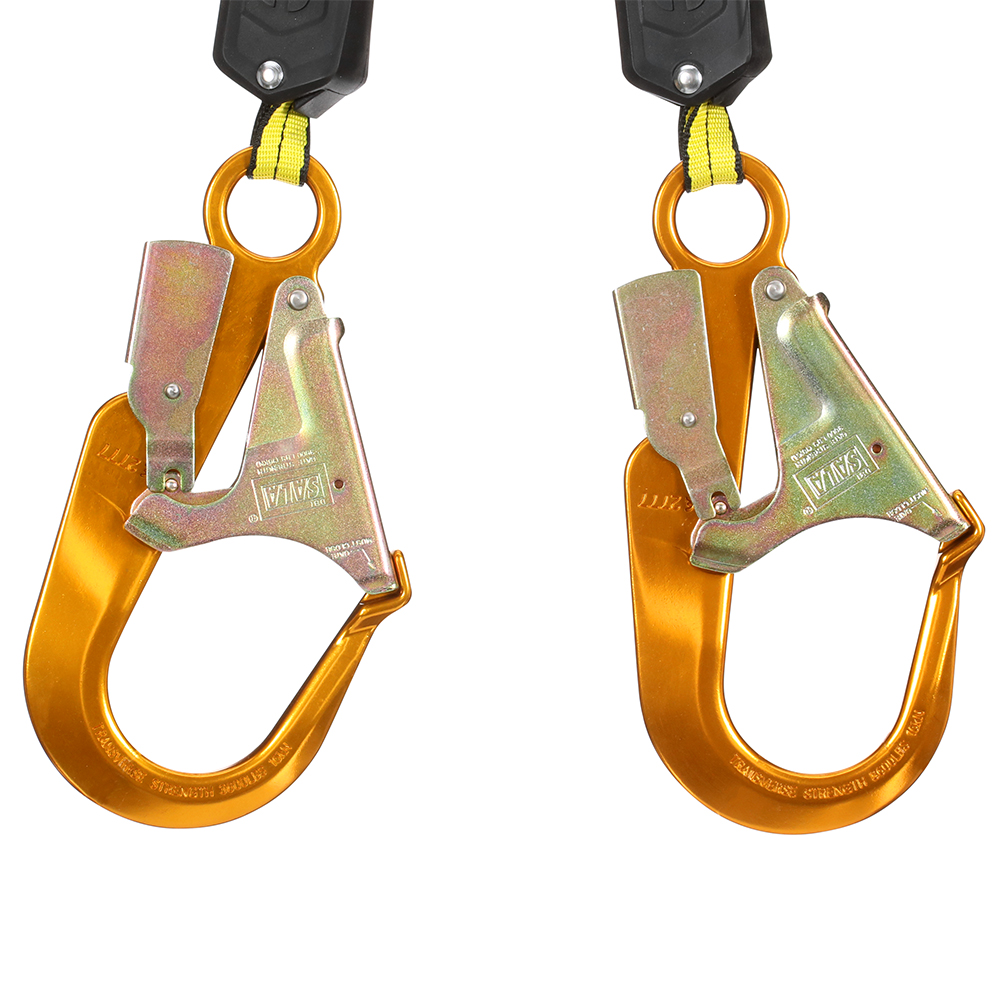 3M DBI-SALA Class 1 Direct Mount Nano-Lok Personal Twin-Leg Self-Retracting Lifeline with Aluminum Snap Hook from Columbia Safety