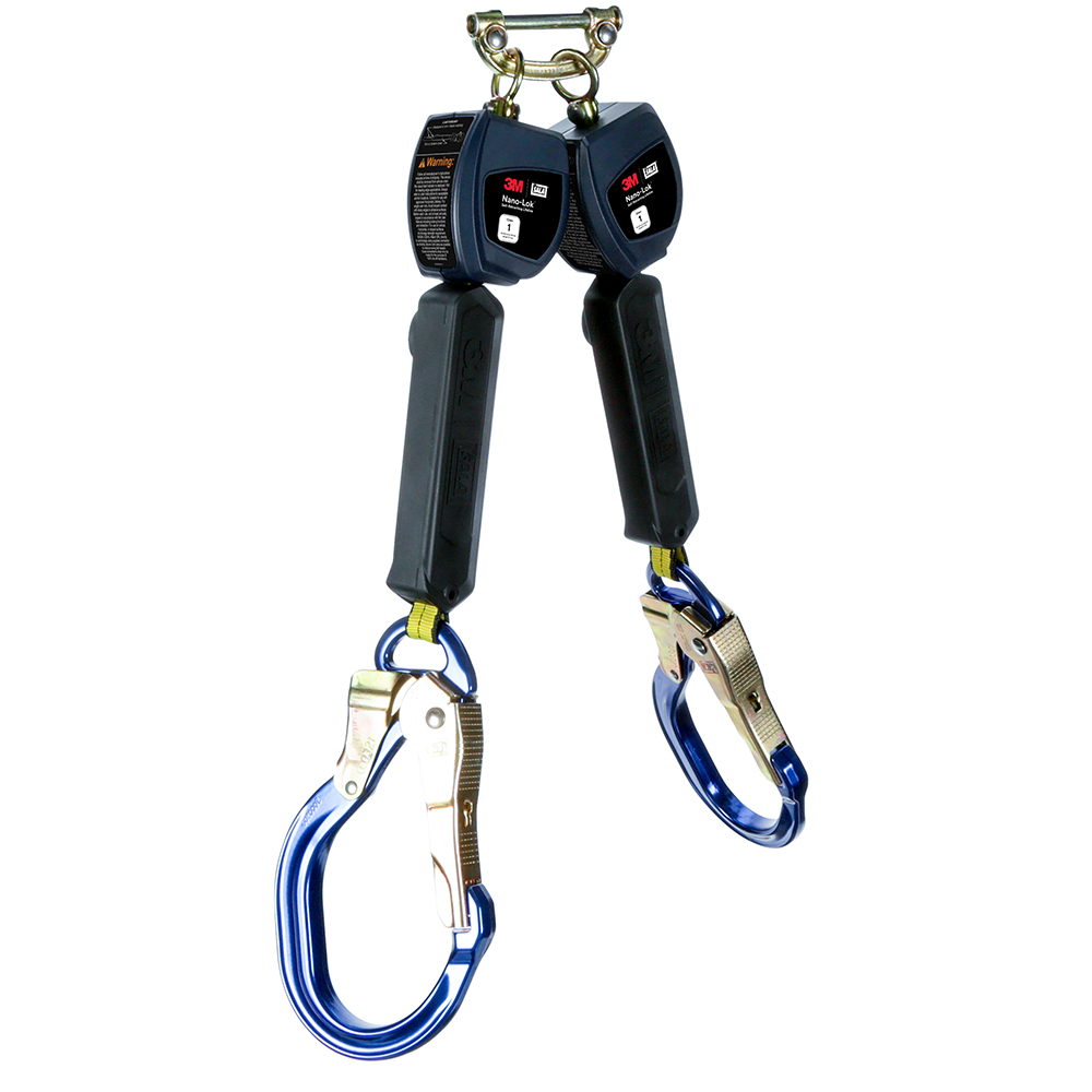 3M DBI-SALA Class 1 Direct Mount Nano-Lok Personal Twin-Leg Self-Retracting Lifeline from Columbia Safety