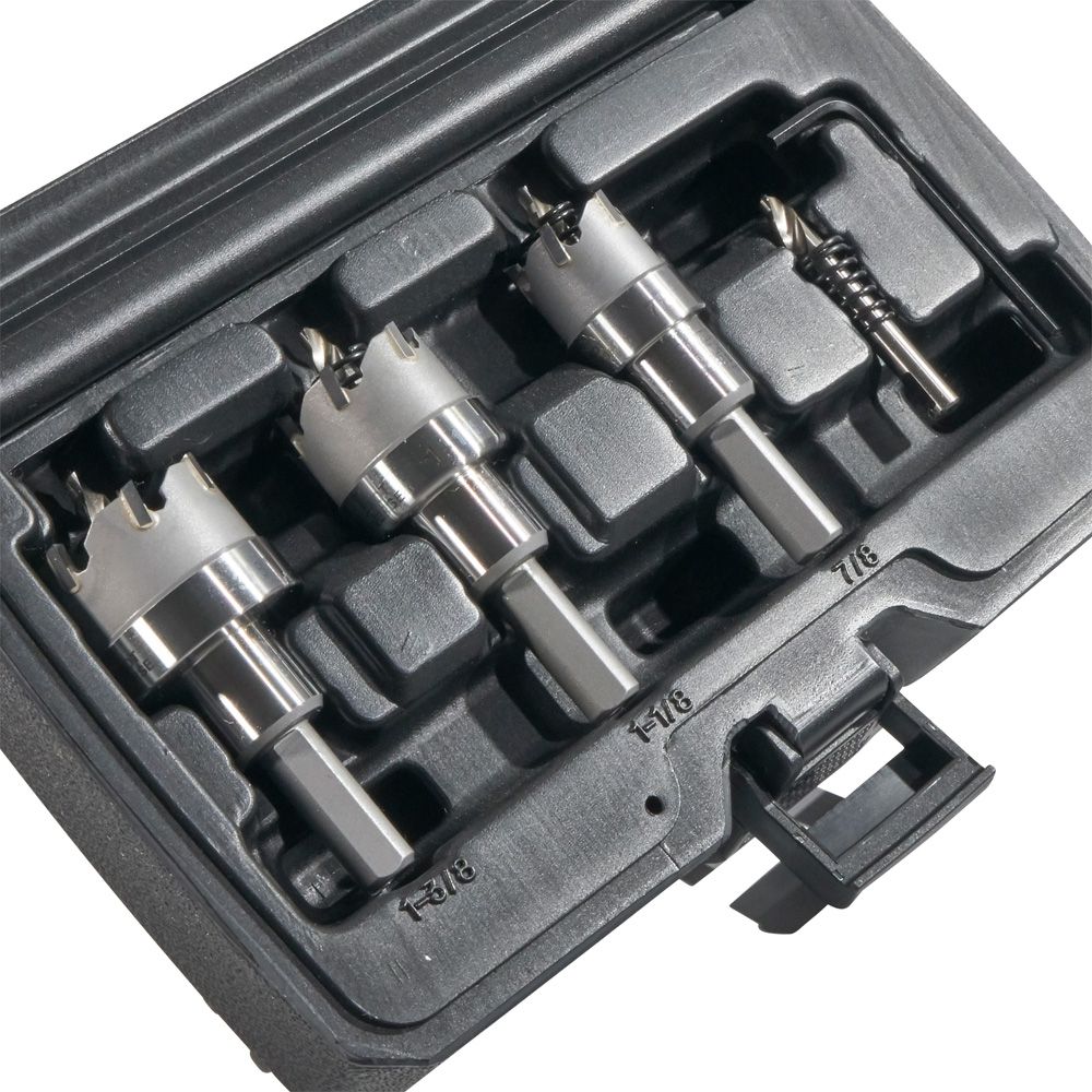 Klein Tools Carbide Hole Cutter Kit - 4 Piece from Columbia Safety