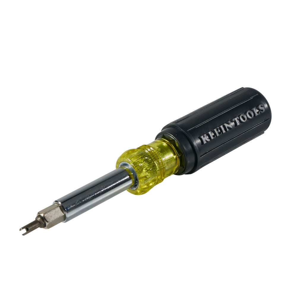 Klein Tools 11-in-1Multi-Bit Screwdriver & Nut Driver with Schrader Bits from Columbia Safety