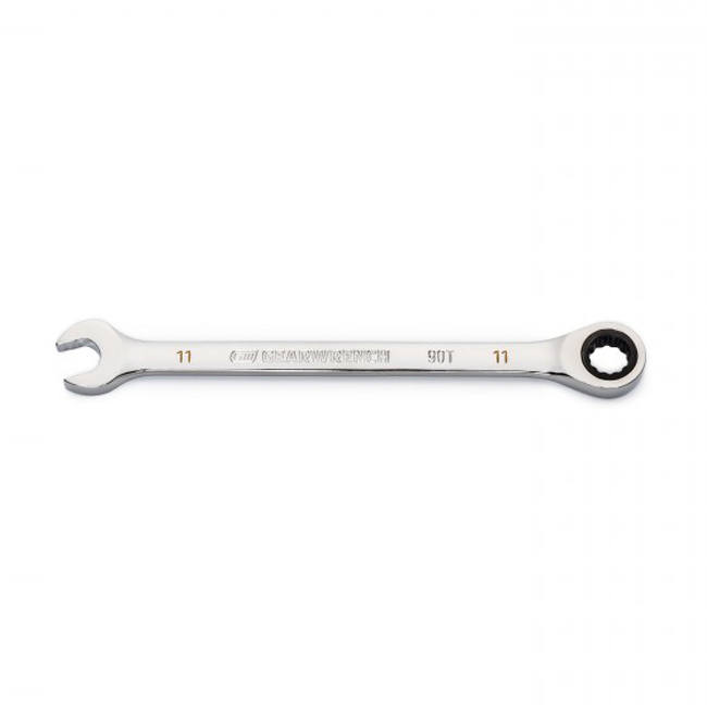 GearWrench 11mm 90-Tooth 12 Point Ratcheting Combination Wrench from Columbia Safety