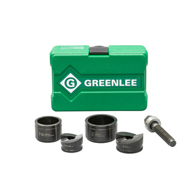 Greenlee Slug-Buster 1-1/2 to 2 Inch Manual Knockout Set from Columbia Safety