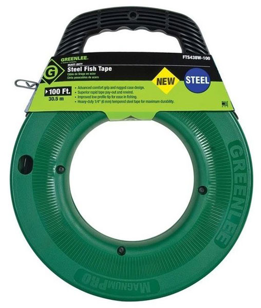 Greenlee MagnumPRO 100 Ft 1/4 Inch Steel Fish Tape from Columbia Safety