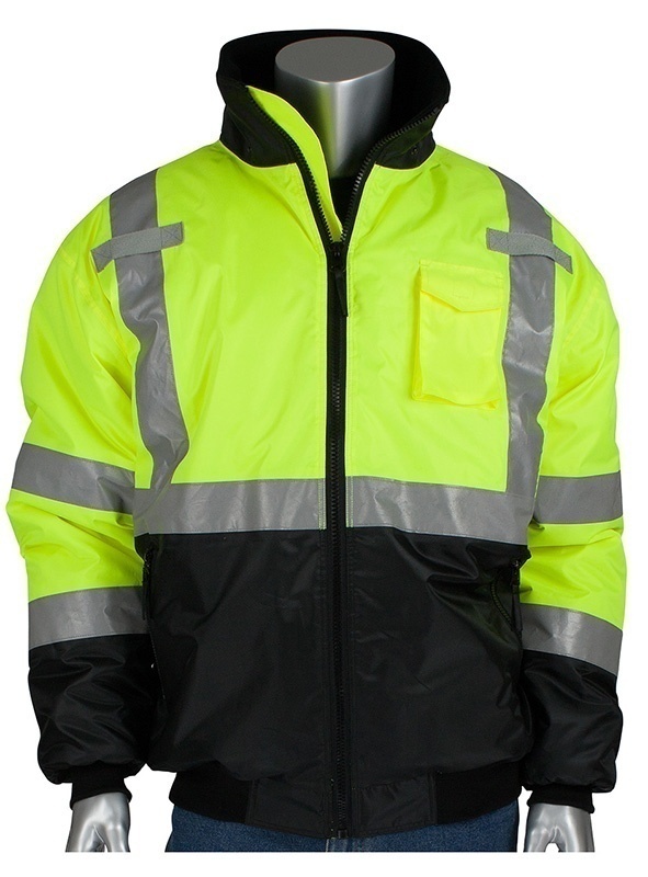 PIP 333-1740 Class 3 Black Trim Bomber Jacket from Columbia Safety