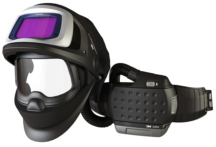 3M Adflo PAPR with Speedglas Welding Helmet 9100 FX-Air, 36-1101-30SW, HE filter, Li Ion Batt, ADF 9100XXi 1 EA/Case from Columbia Safety