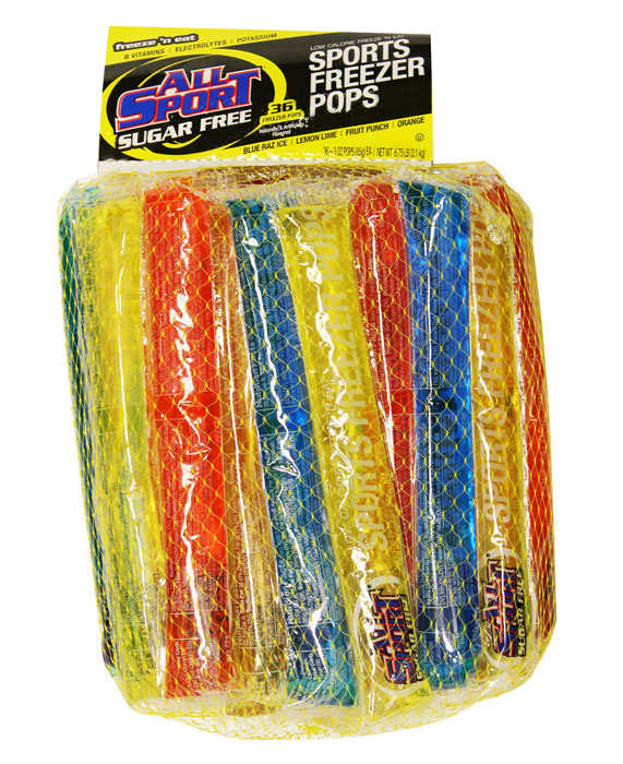 All Sport Sugar Free Freezer Pop - 36 Pack from Columbia Safety