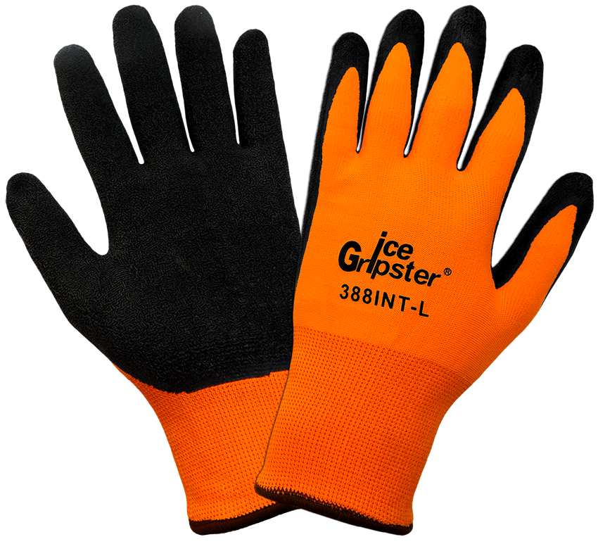 Ice Gripster 388INT Water Repellent Coated Cold Weather Gloves (12 Pair)