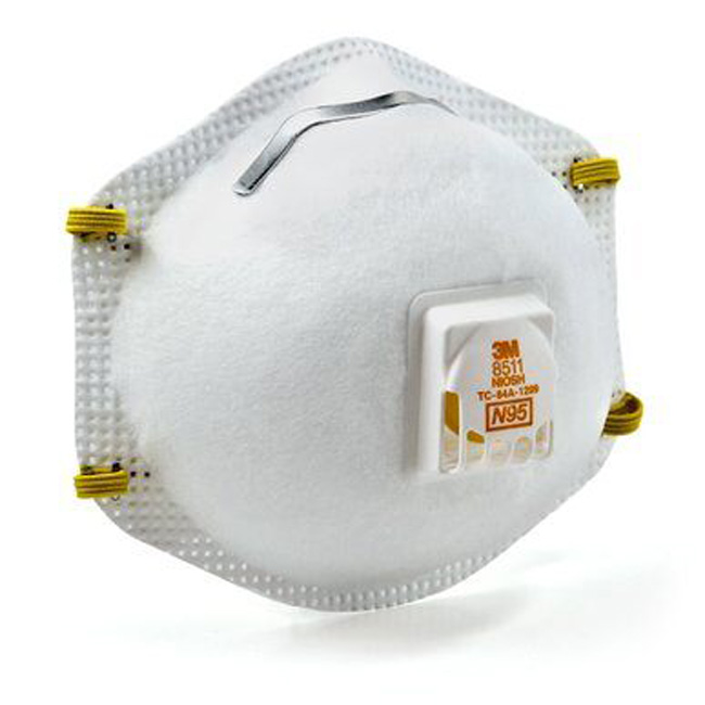 8511 3M N95 Particle Respirator, 10 pack