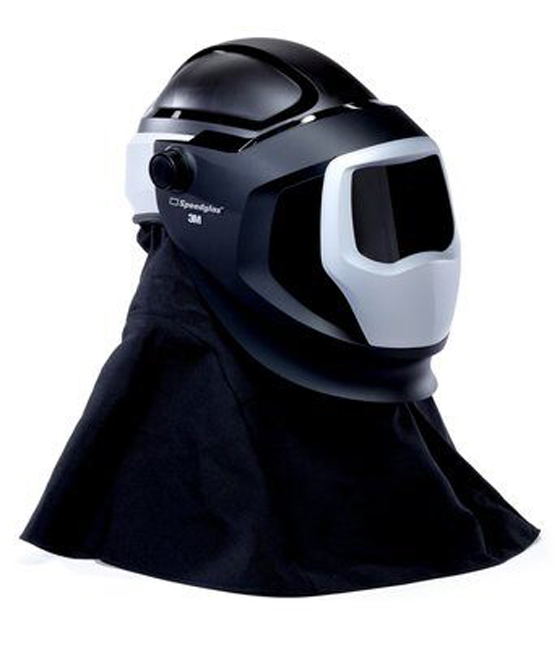 3M Versaflo Respiratory M-Series Helmet Assembly with Flame Resistant Shroud and Speedglas Welding Shield, M-407SG | 70071697059 from Columbia Safety