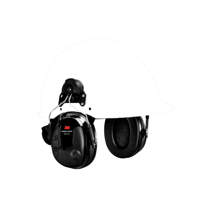 3M PELTOR ProTac III Slim Headset, Black, Hard Hat Attachment from Columbia Safety