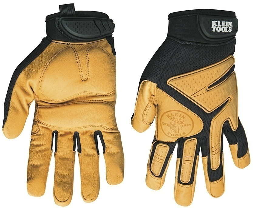 Klein Tools Journeyman Leather Gloves from Columbia Safety