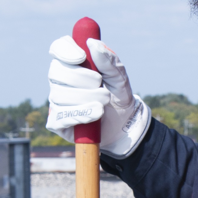 HexArmor Chrome SLT 4061 Goatskin Leather Palm Glove A5 Cut from Columbia Safety