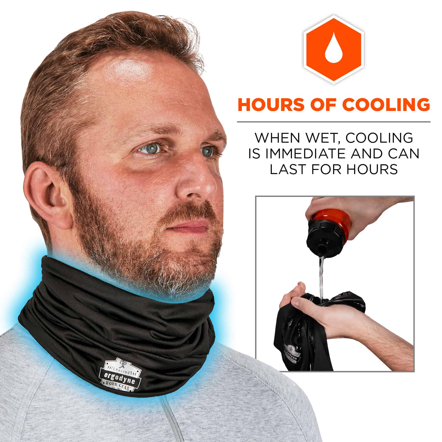 Ergodyne Chill-Its 6487 Cooling Multi-Band from Columbia Safety