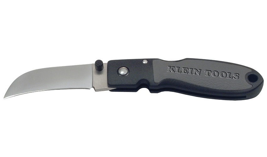 Klein Tools Lightweight 2-3/8 Inch Lockback Pocket Knife with Sheepfoot Blade from Columbia Safety