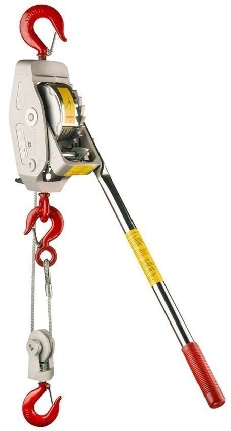 Lug-All Cable Hoist with Rapid Lowering - 1-1/2 ton from Columbia Safety