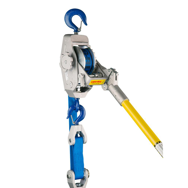 Lug-All 2 Ton Web Strap Hoist from Columbia Safety