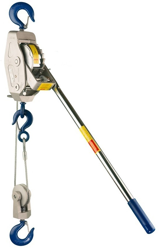 Lug-All Cable Hoist with Rapid Lowering - 2 ton from Columbia Safety