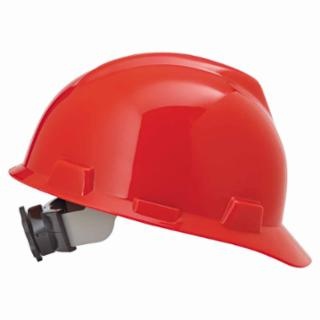 MSA V-Gard Protective Hard Cap w/Fas-Trac Ratchet Suspension from Columbia Safety