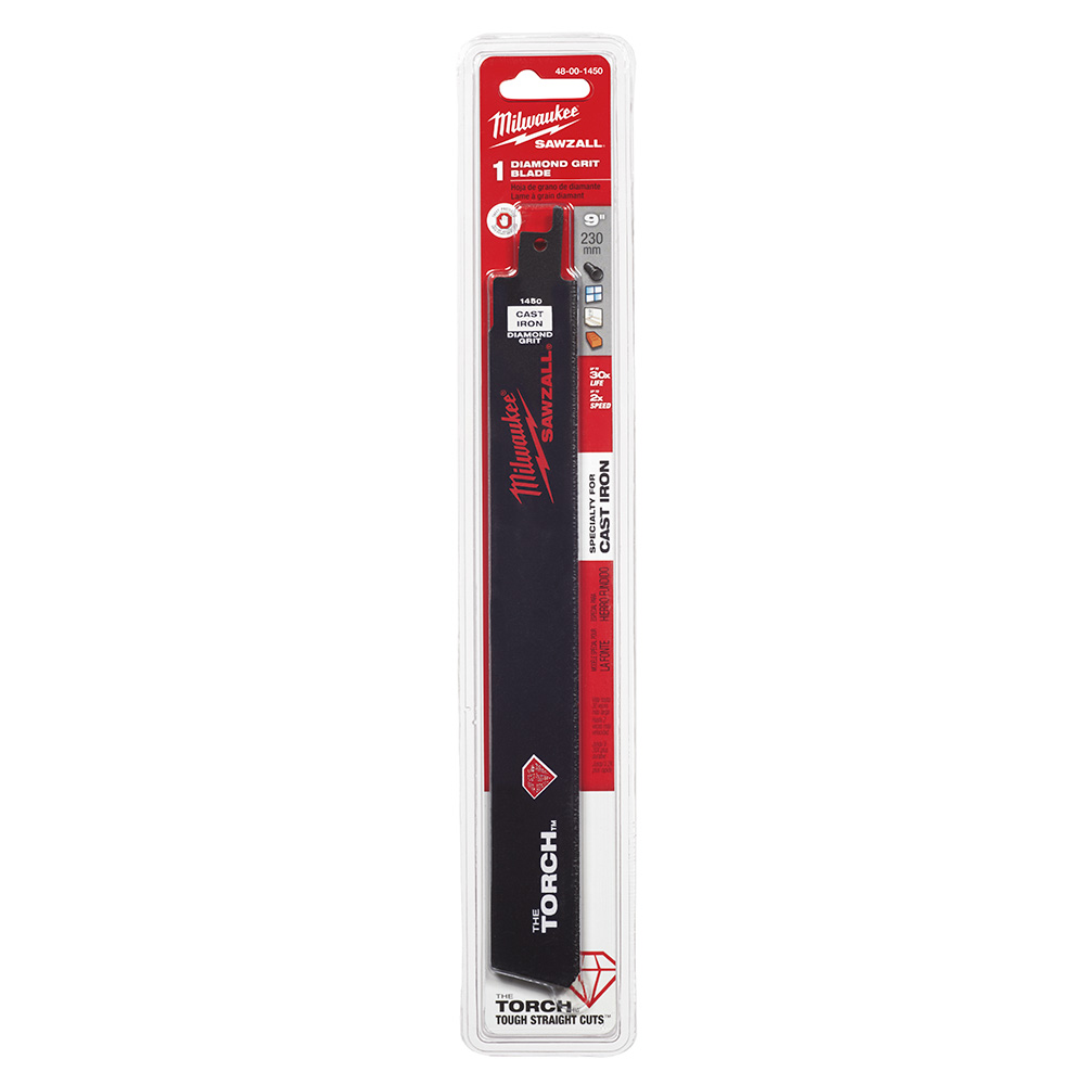 Milwaukee Diamond Grit Torch SAWZALL Blade from Columbia Safety