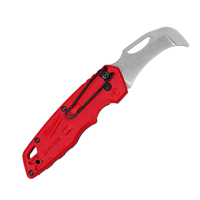 Milwaukee Fastback Blunt Tip Hawkbill Folding Knife from Columbia Safety