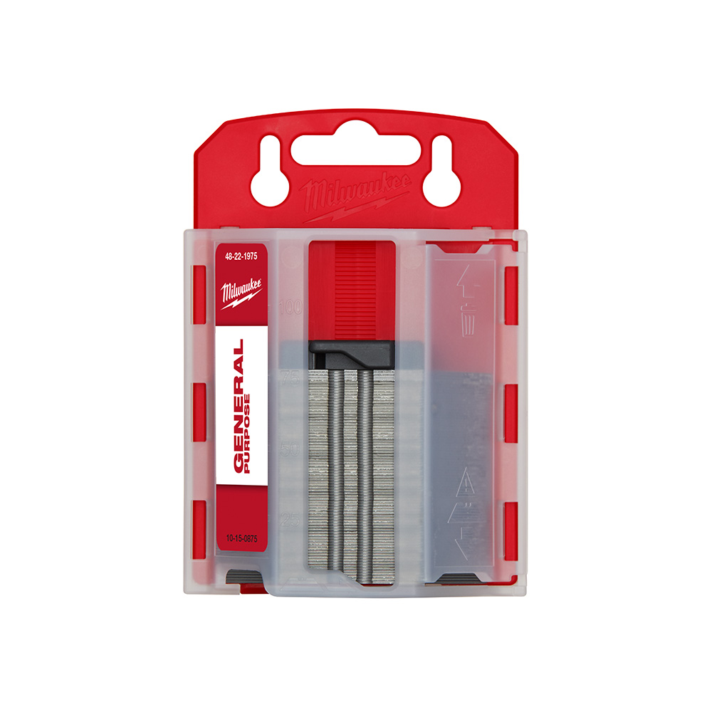 Milwaukee General Purpose Utility Blades with Dispenser (75 Pack) from Columbia Safety