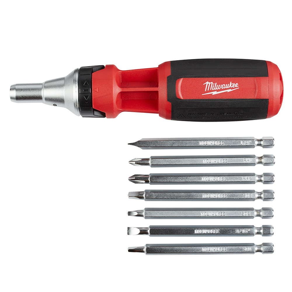 Milwaukee 9-in-1 Square Drive Ratcheting Multi-Bit Driver from Columbia Safety