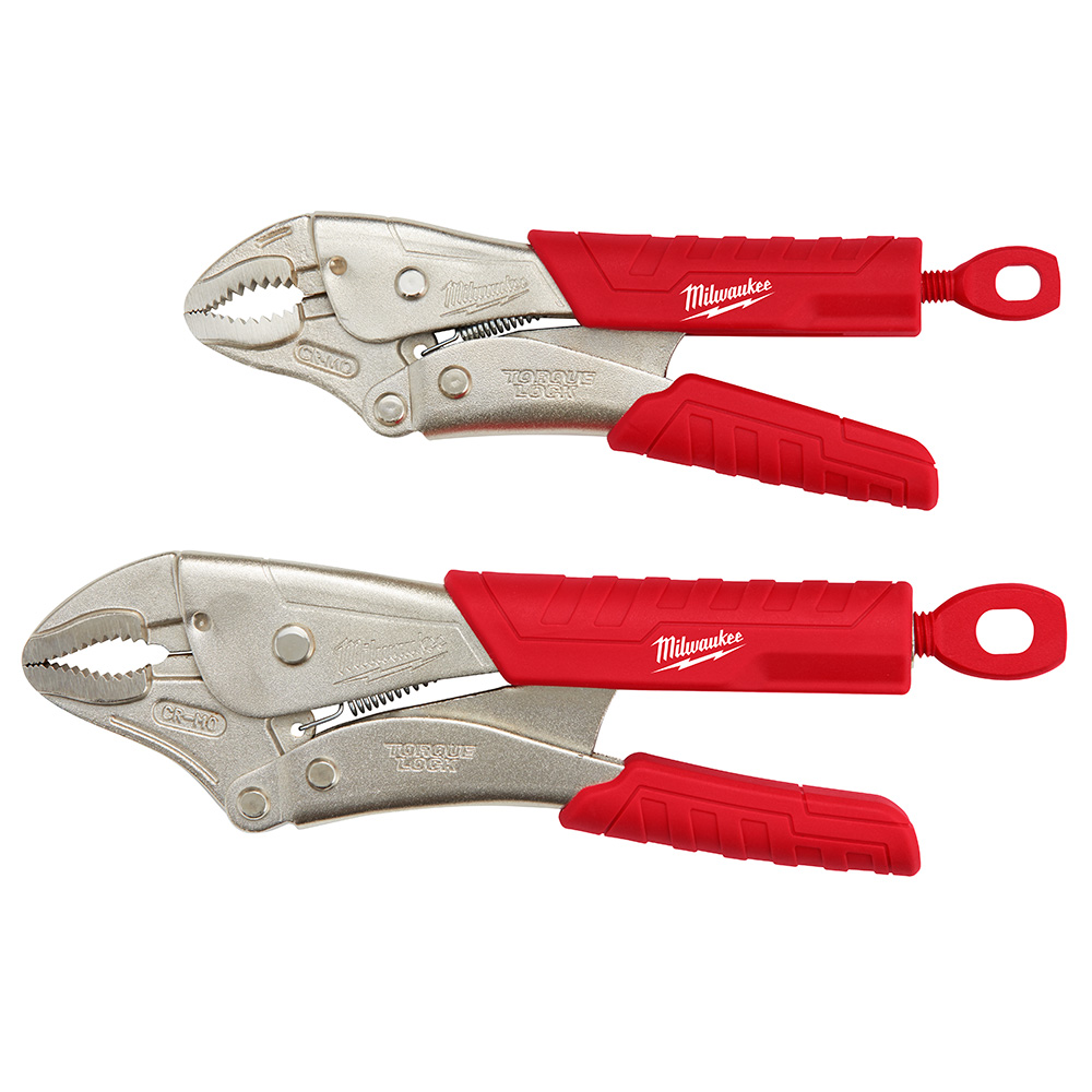 Milwaukee TORQUE LOCK Curved Jaw Locking Pliers Set from Columbia Safety