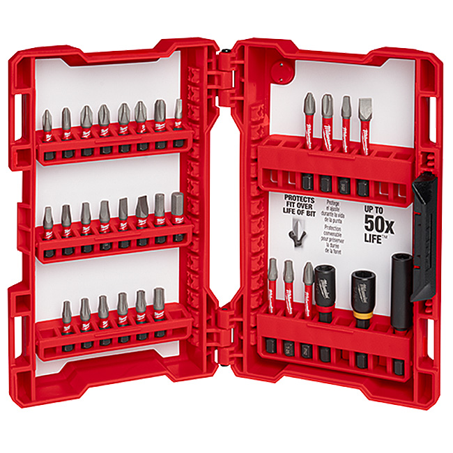 Milwaukee SHOCKWAVE 32 Piece Driver Bit Set from Columbia Safety