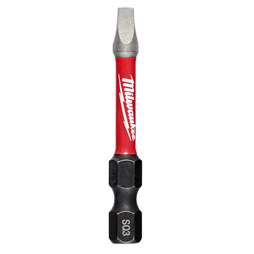 Milwaukee SHOCKWAVE 2 inch Power Bit Square Recess #3 from Columbia Safety