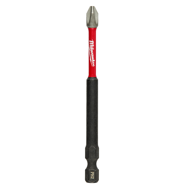 Milwaukee SHOCKWAVE 3-1/2 inch Power Bit Phillips #2 (5 Pack) from Columbia Safety