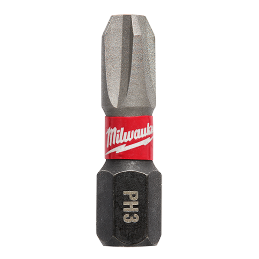 Milwaukee SHOCKWAVE Insert Bit Phillips #3 (25 Pack) from Columbia Safety
