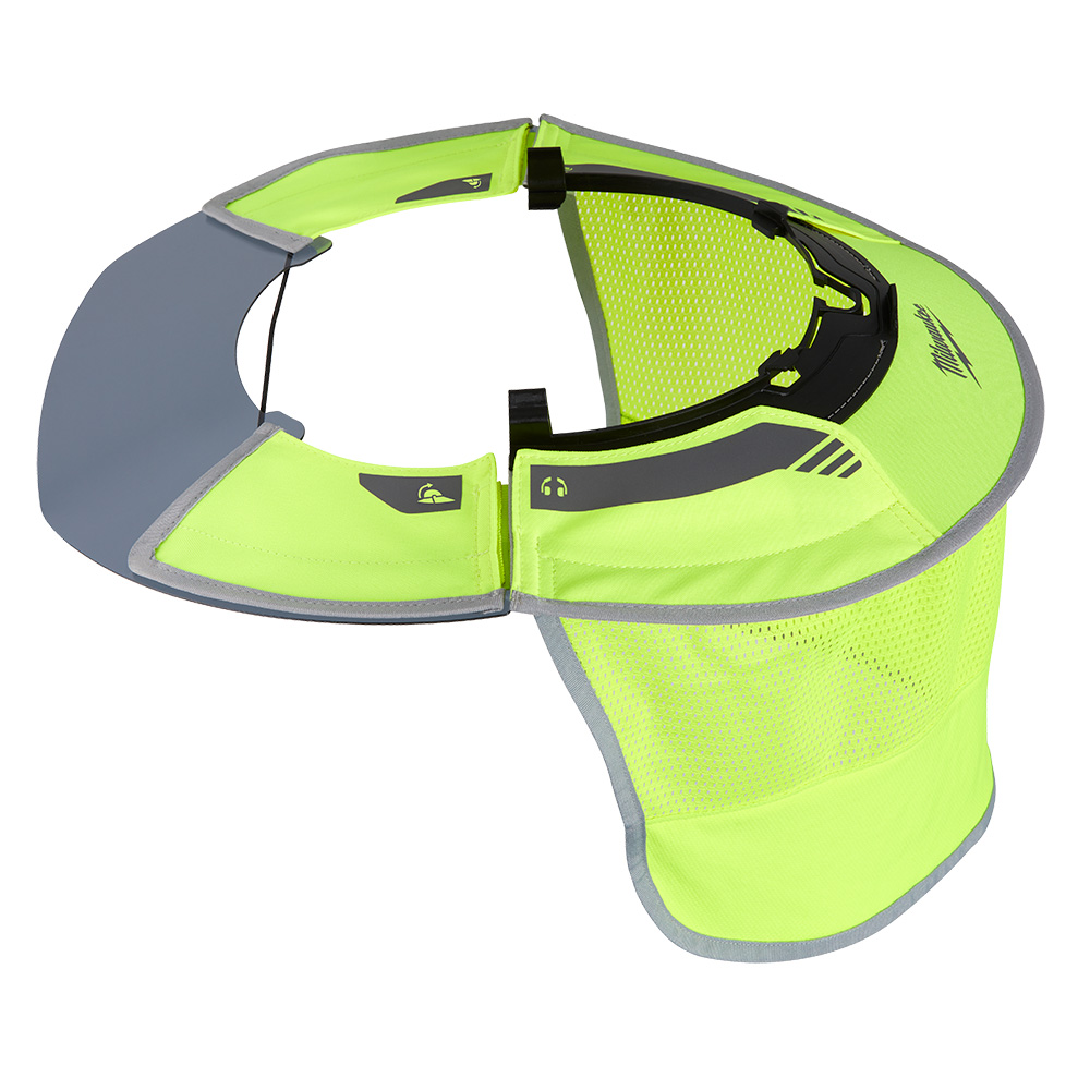 Milwaukee BOLT Sun Visor with Sunshade from Columbia Safety