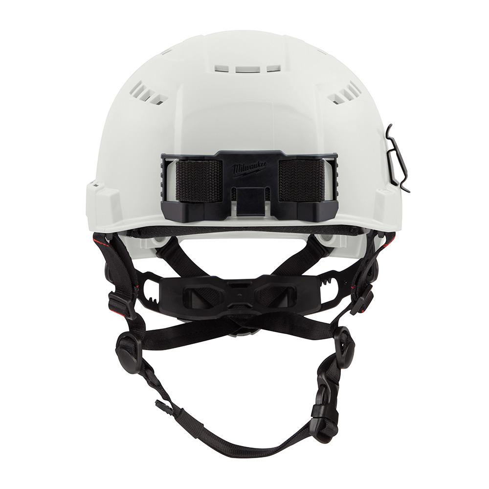 Milwaukee Type 2 Vented Safety Helmet with BOLT Accessory Clips from Columbia Safety