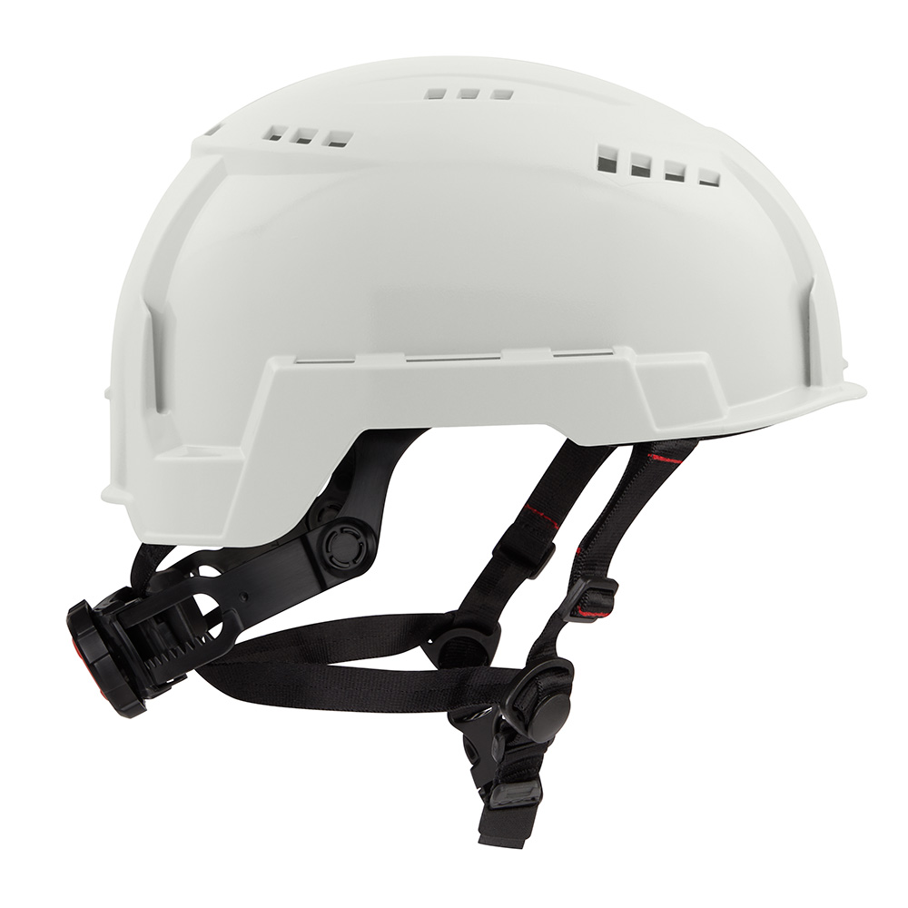 Milwaukee Type 2 Vented Safety Helmet with BOLT Accessory Clips from Columbia Safety