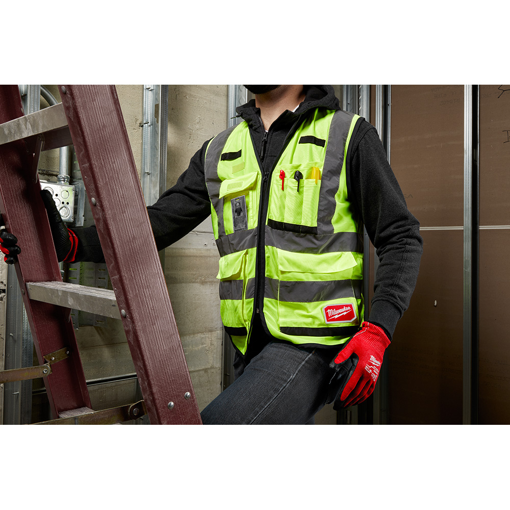 Milwaukee Class 2 High Visibility Orange Performance Safety Vest from Columbia Safety