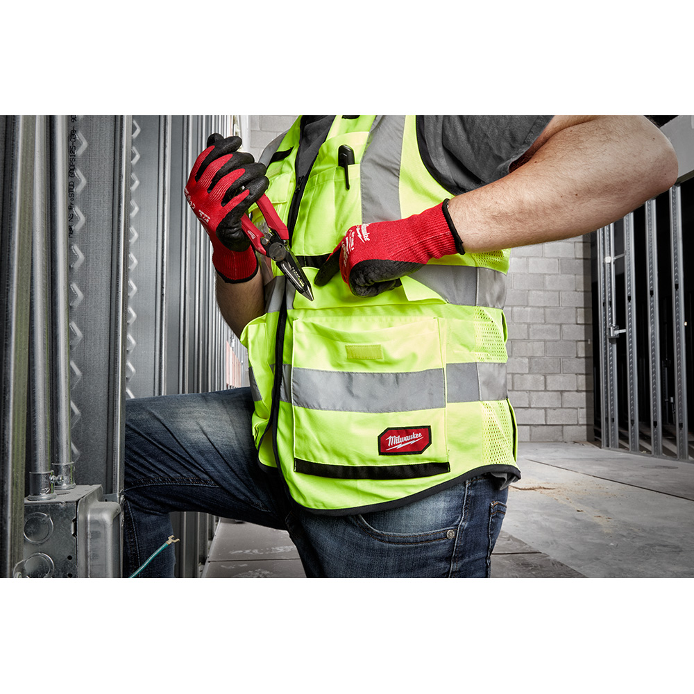 Milwaukee Class 2 High Visibility Orange Performance Safety Vest from Columbia Safety