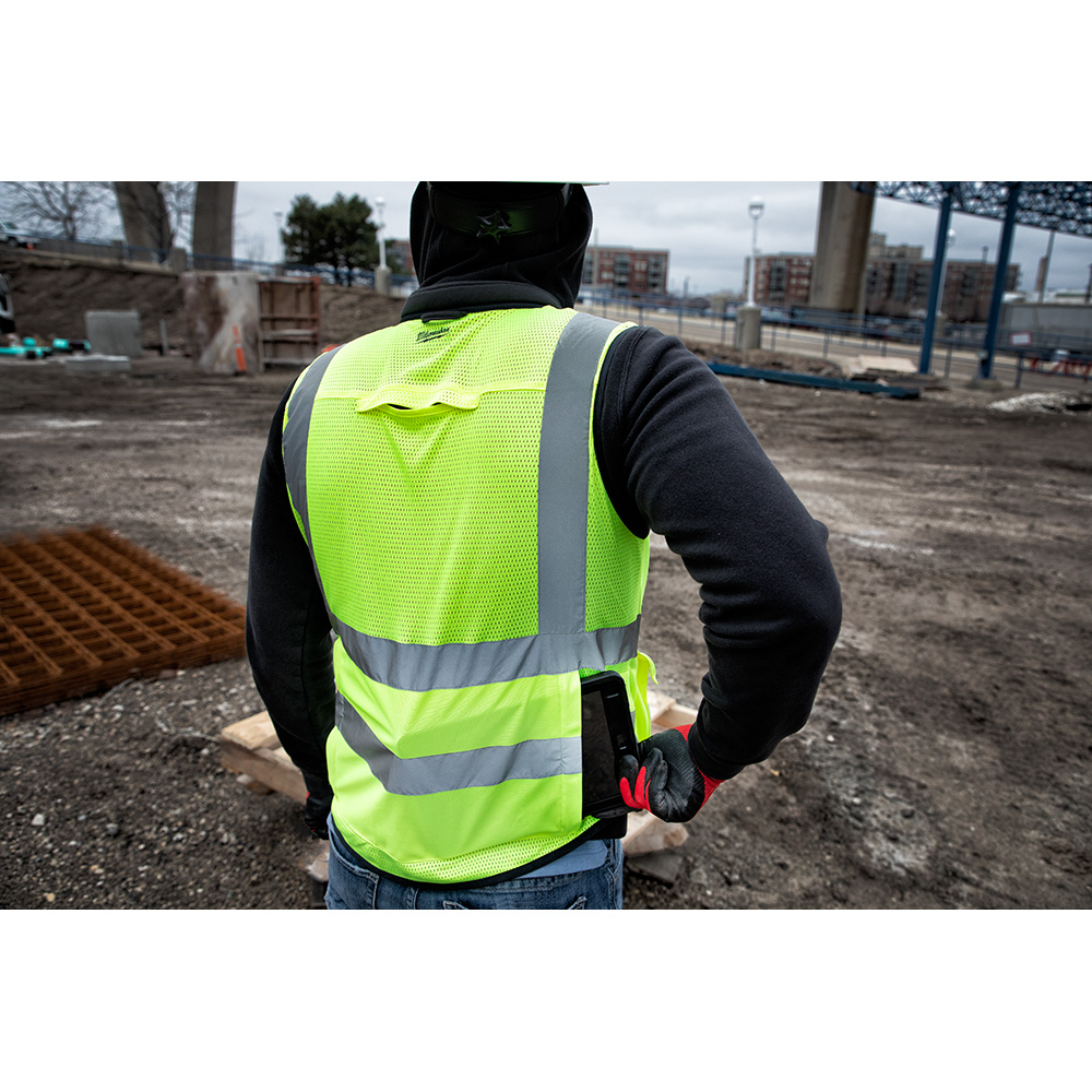 Milwaukee Class 2 High Visibility Orange Performance Safety Vest from Columbia Safety