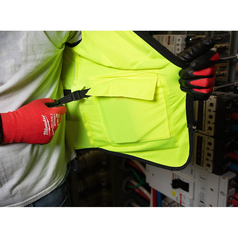 Milwaukee Class 2 High Visibility Orange Performance Safety VestMilwaukee Class 2 High Visibility Orange Performance Safety Vest from Columbia Safety