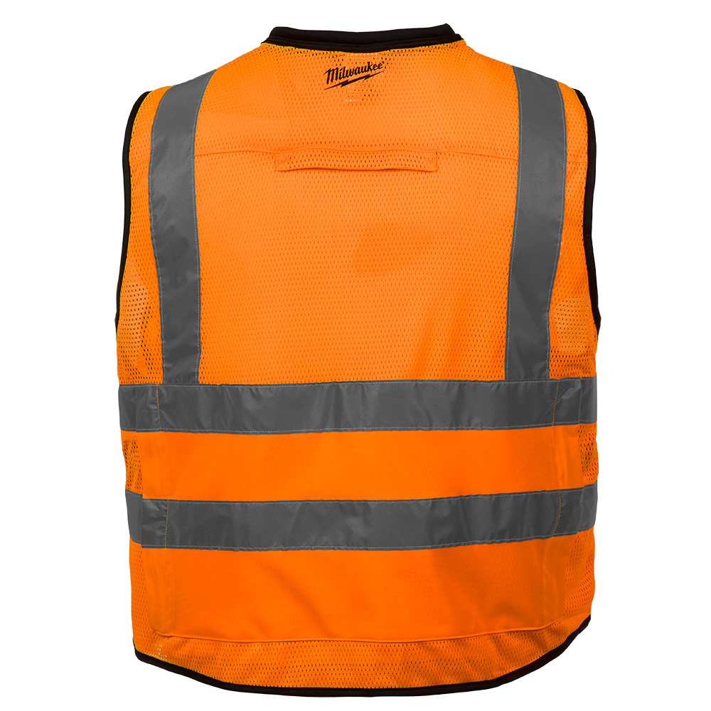 Milwaukee Class 2 High Visibility Orange Performance Safety Vest from Columbia Safety