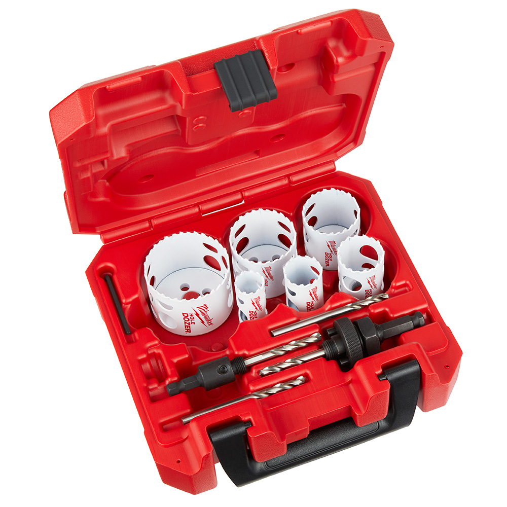 Milwaukee 10 Piece Electricians Hole Dozer Hole Saw Kit from Columbia Safety