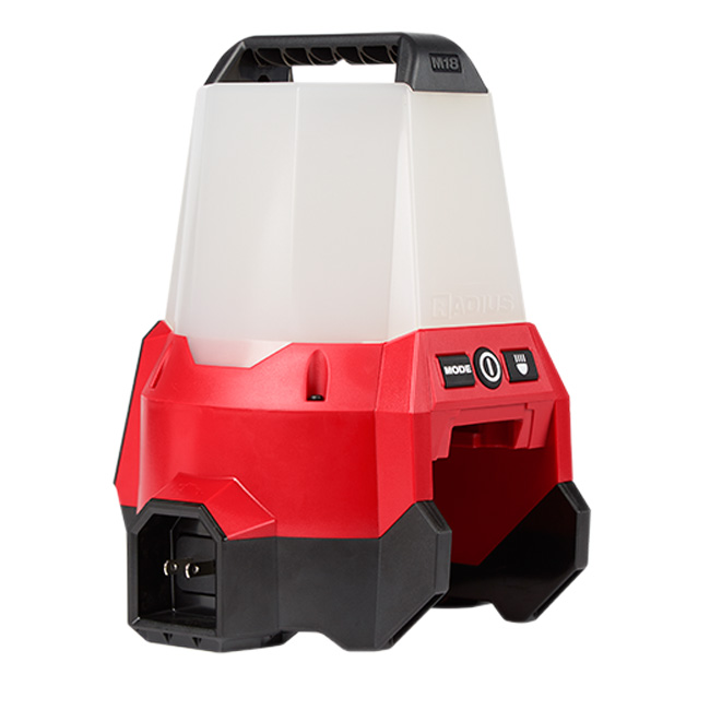 Milwaukee M18 RADIUS Compact Site Light with Flood Mode | 2144-20 from Columbia Safety