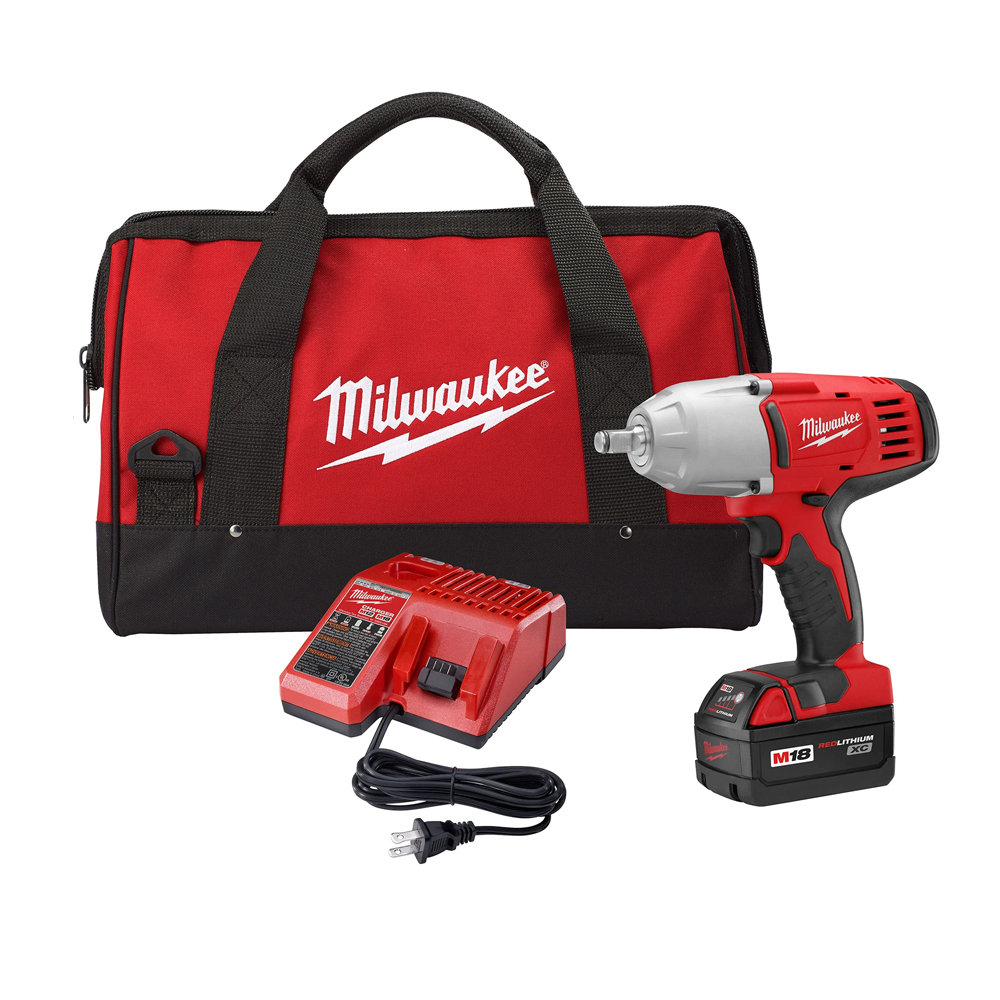 Milwaukee M18 1/2 inch HighTorque Impact Wrench w/ Friction Ring Kit
