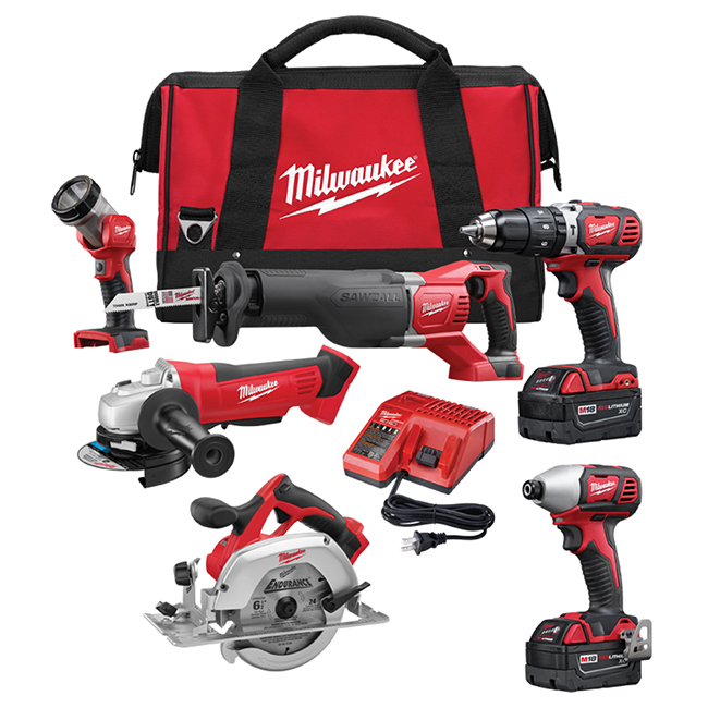Milwaukee M18 6 Tool Combo Kit from Columbia Safety