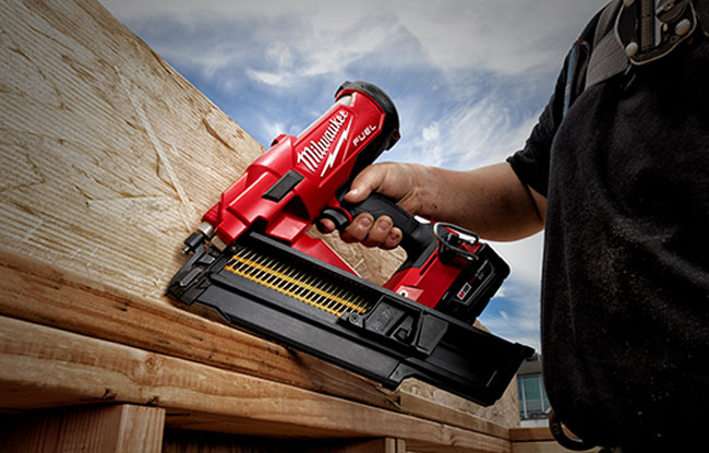 Milwaukee M18 FUEL 21 Degree Framing Nailer from Columbia Safety